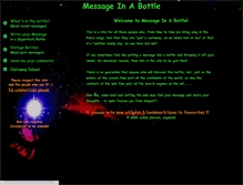 Tablet Screenshot of messagebottle.ringcomps.co.uk